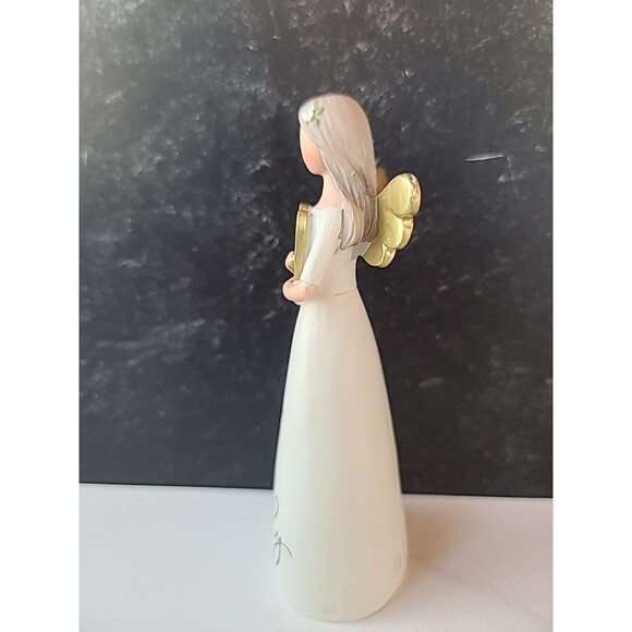 Blossom Bucket Family is Love Heart Soft Cream 6 inch Resin Stone Collectible - Picture 2 of 10